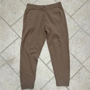 Theory Men's Brown Cashmere Jogger Sweatpants